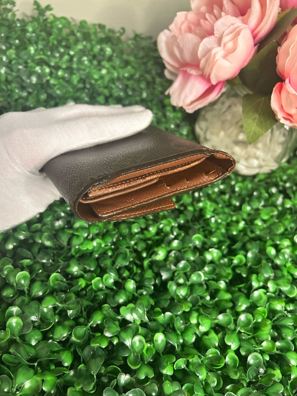 Vintage Louis Vuitton Monogram Long Wallet w/ Pen Loop - Picture 4 of 13